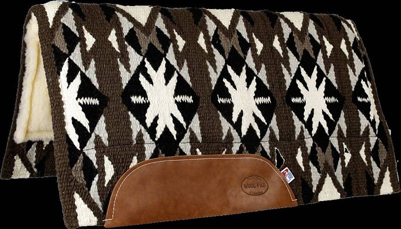 Mustang Tejas Tan Wool Felt Bottom Pad