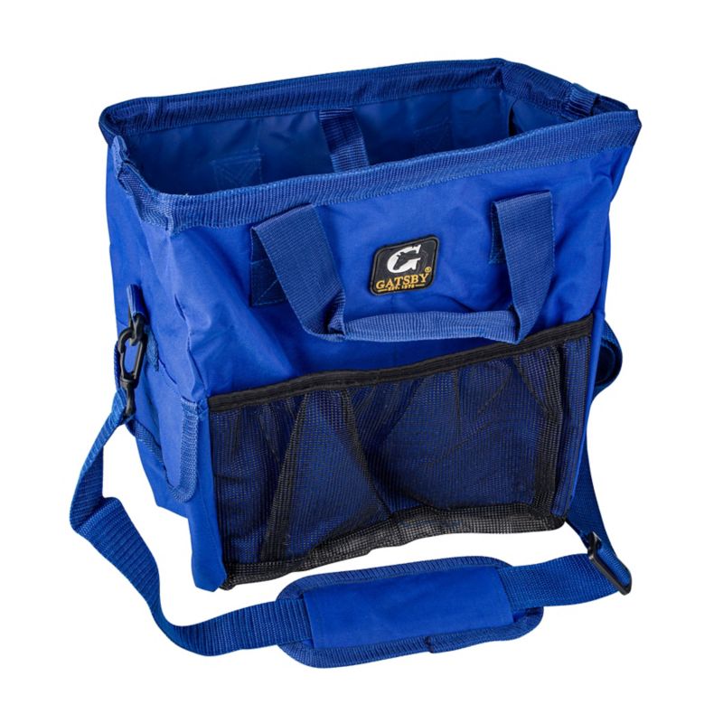 Gatsby Nylon Grooming Tote Bag Mesh Bottom Royal
