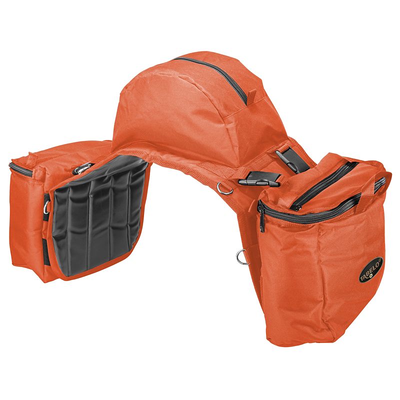 Tabelo Nylon Cooler Saddle Bag w/Cantle Orange