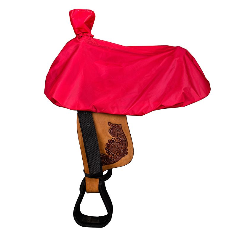 Tabelo Western Saddle Cover w/Tote Bag Red