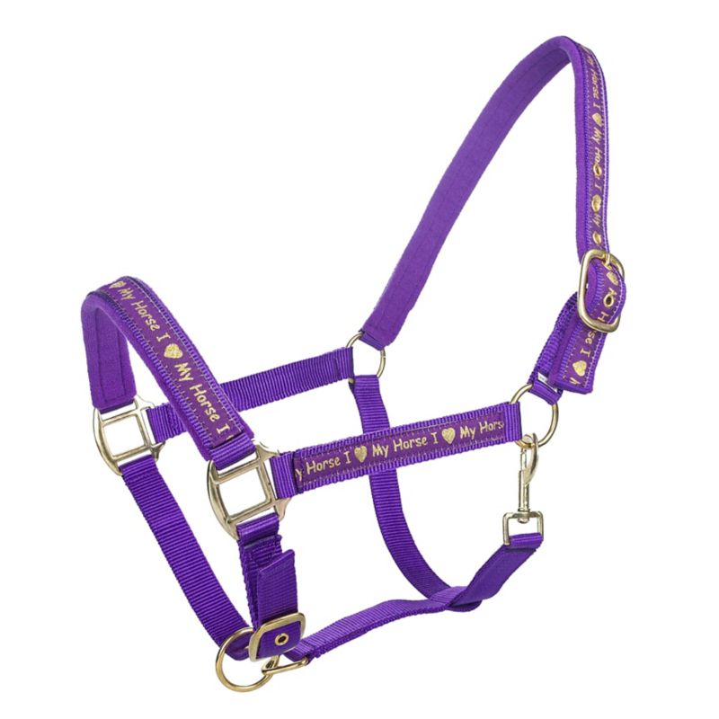 Tabelo I LOVE MY HORSE Halter Horse Purple