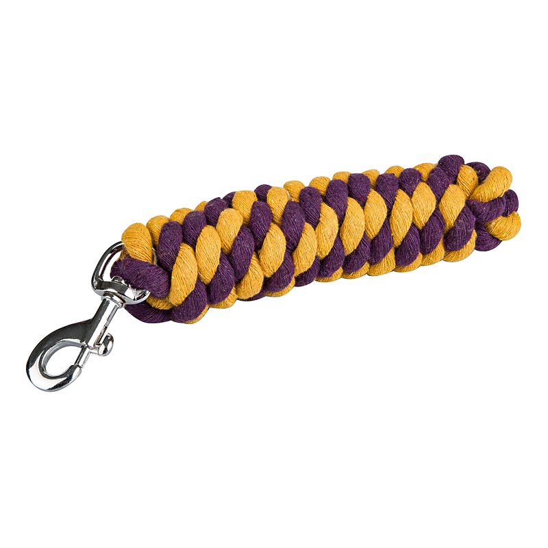 Tabelo 2-Tone Cotton Lead 3/4x10 Purple/Yellow -  SADDLE-N-TACK, 14808PRYW