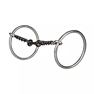 Tabelo SS 3-PC Ring Snaffle w/Sweet Iron 5