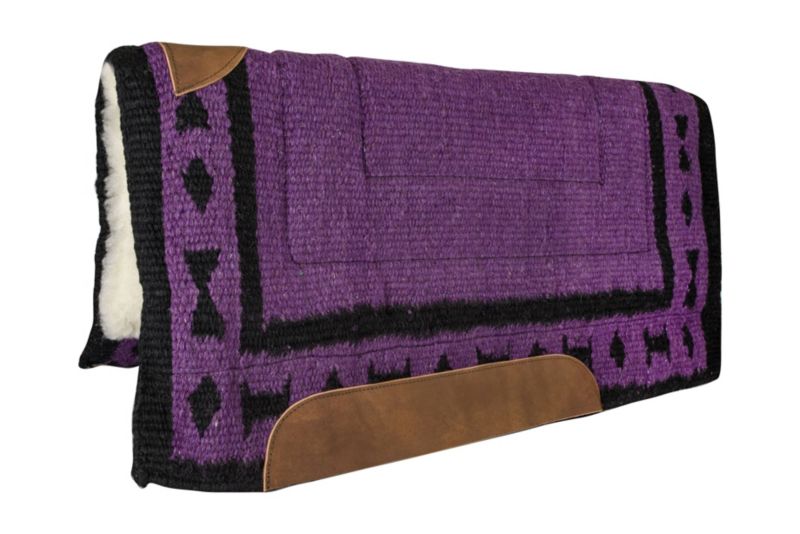 Tabelo Wool Show Pad Zapotec Design 36x34 Purple