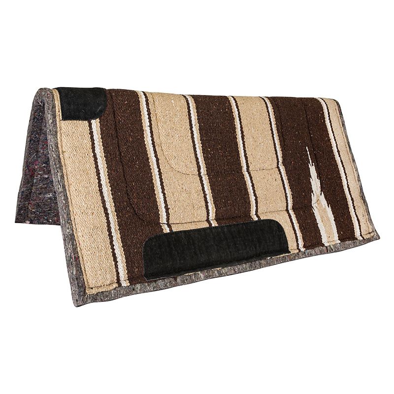 BLANKET-31660 Tabelo Navajo Felt Pad Brown/Tan sku BLANKET-31660