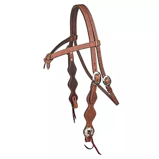 Tabelo Knotted Brow Headstall Chestnut