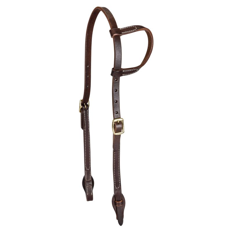 Tabelo One Ear Headstall Brown