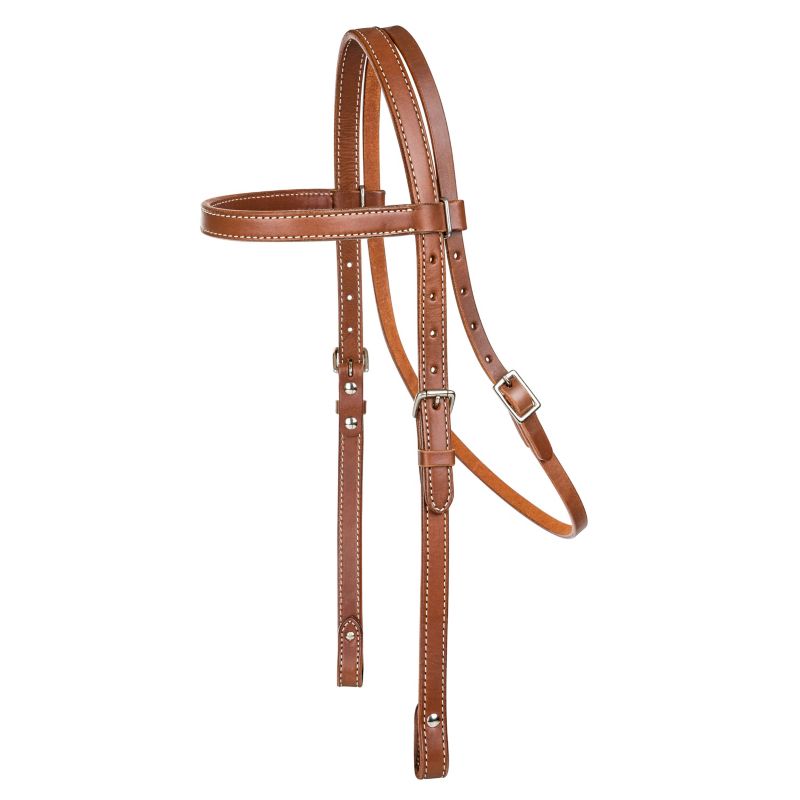 24179-CHESTNUT-HORSE Tabelo Browband Headstall Chestnut sku 24179-CHESTNUT-HORSE