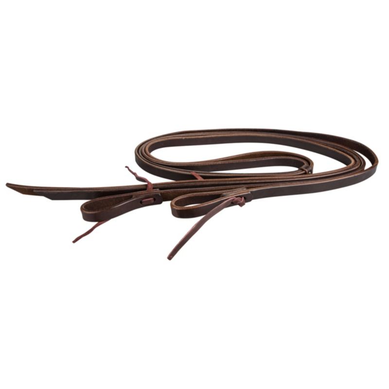 3038-BROWN-5/8X8FT Tabelo Split Reins w/Water Ties 5/8x8ft Brown sku 3038-BROWN-5/8X8FT