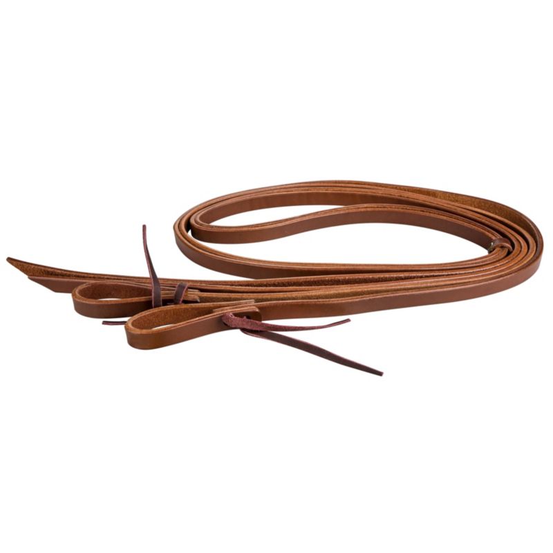 3038CHESTNUT5/8X8FT Tabelo Split Reins w/Water Ties 5/8x8ft Chestnut sku 3038CHESTNUT5/8X8FT