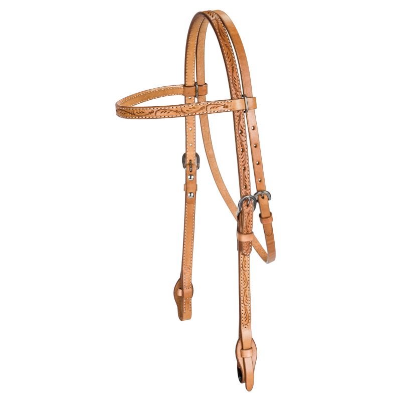 24162 Tabelo Browband Headstall Light Oil sku 24162