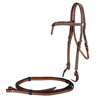 Tabelo Knotted Browband Bridle Chestnut