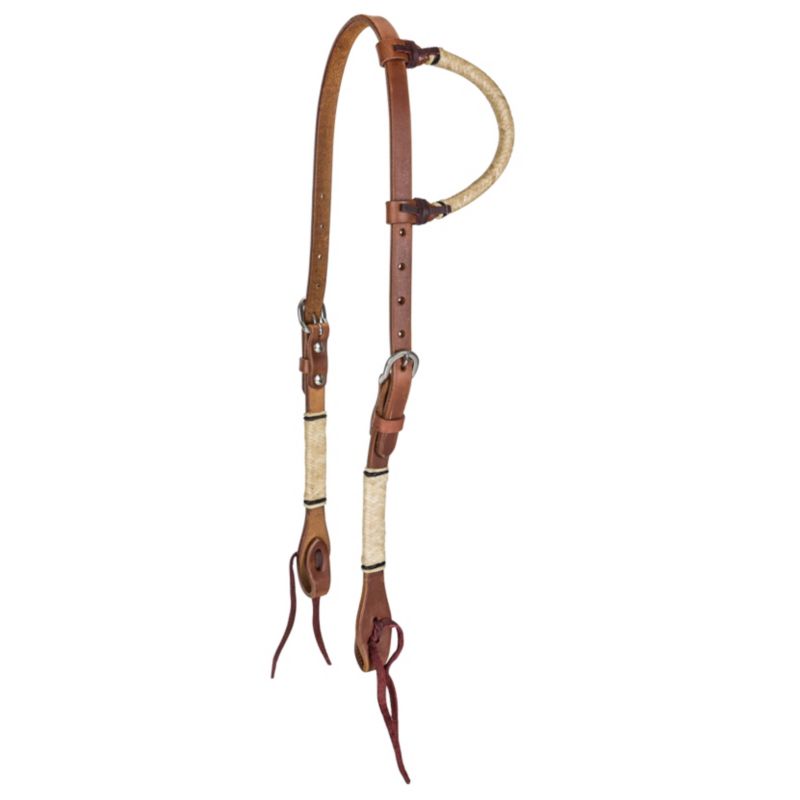 Tabelo One Ear Headstall w/Rawhide Knotting