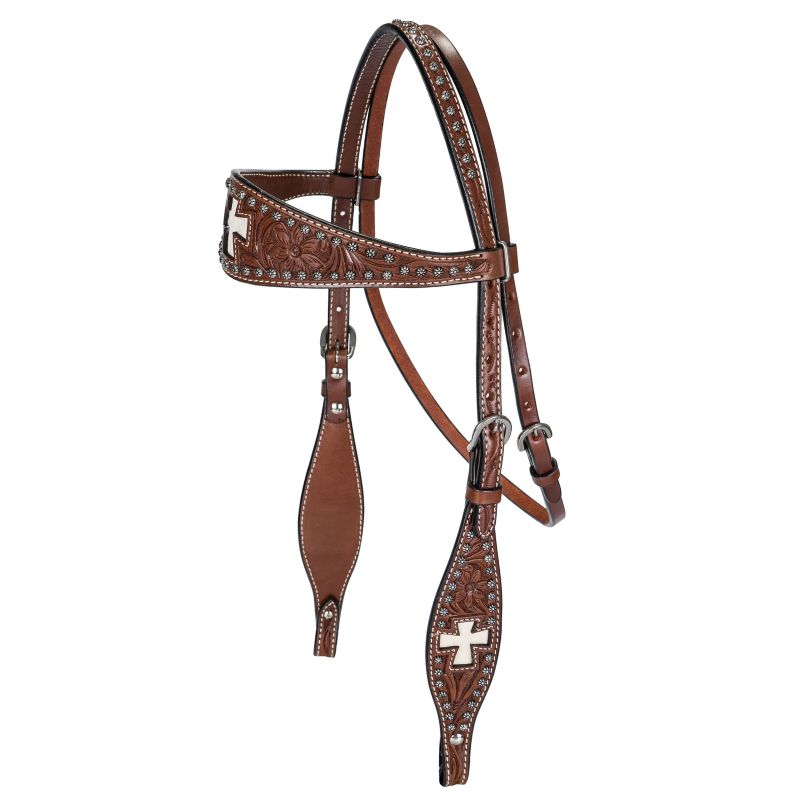 Tabelo Browband Headstall w/ Sun Spots