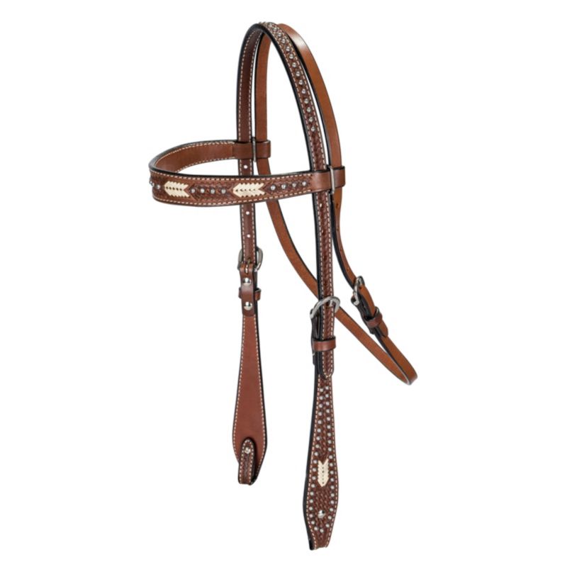 Tabelo Browband Bridle w/Rawhide Weaving