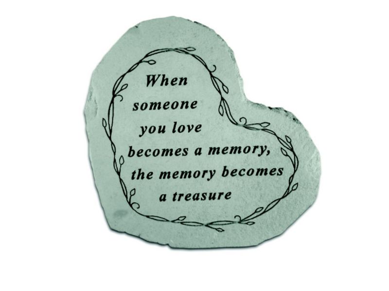 Small Heart Stepping Stone- When someone you love