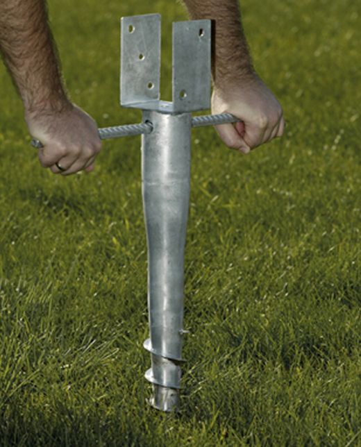 No Dig Ground Anchor