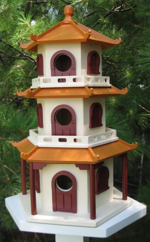 Pagoda House Birdhouse