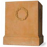 Terracotta Finish Square Fiberglass Pedestal