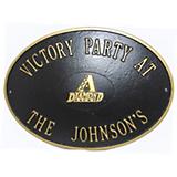 NFL Victory Oval Plaque