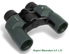 Raptor Binoculars 8.5 x 32