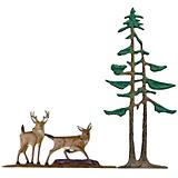 Deer and Pines Weathervane