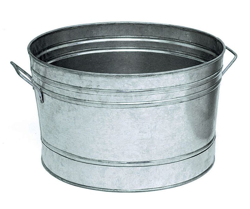 Round Steel Tub Galvanized Steel