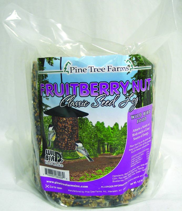 Pine Tree Fruit Berry Nut Classic Seed Log