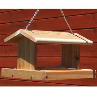 Stovall Wood 8 10 Lb Standard Hanging Feeder 1800petsupplies Com