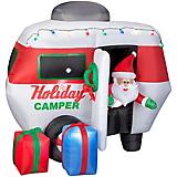 Gemmy Inflatable Animated Santa in Holiday Camper