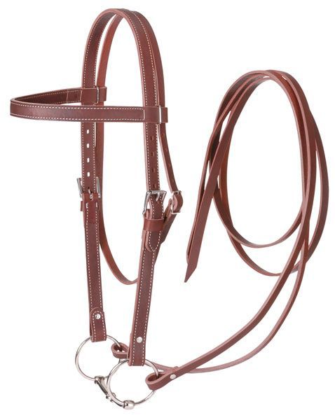 King Series Draft Horse Leather Bridle Black