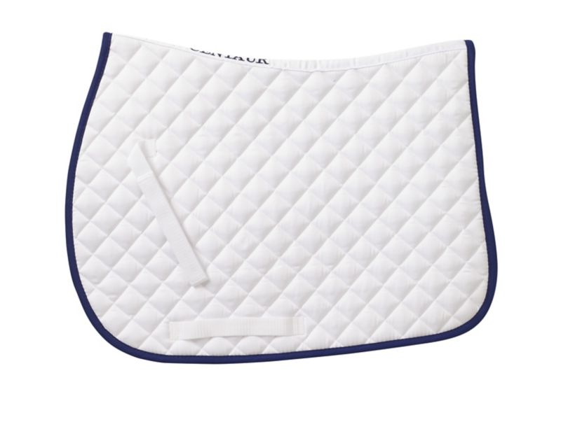 Centaur All-Purpose Saddle Pad Pony White/Navy