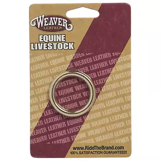 Weaver Leather Solid Brass O Ring 1.25