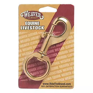 Weaver Leather Solid Brass Snap Round Swivel 1.25