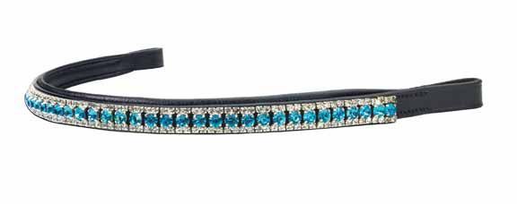 Ovation Tiffany Crystal Browband Full Clear/Turq