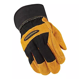 Heritage Gloves Fence Work Glove Black/Tan