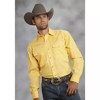Roper Amarillo Poplin Shirt Mens