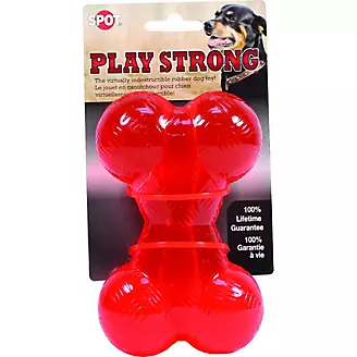 Spot Play Strong Rubber Bone Dog Toy