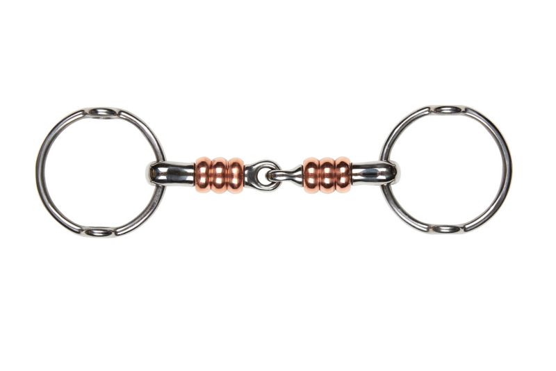 Korsteel SS Jointed Gag W/Large Copper Rollers 5