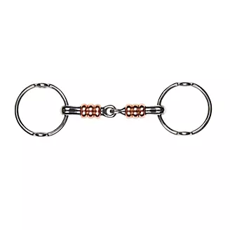 Korsteel SS Jointed Gag W/Large Copper Rollers
