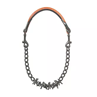 Weaver Oil Rubbed Pronged Chain Goat Collar