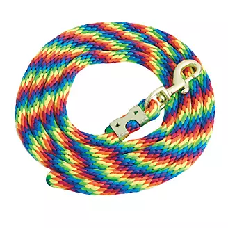 Lami-Cell Poly Rainbow Lead Rope 5/8 x 9ft Brn