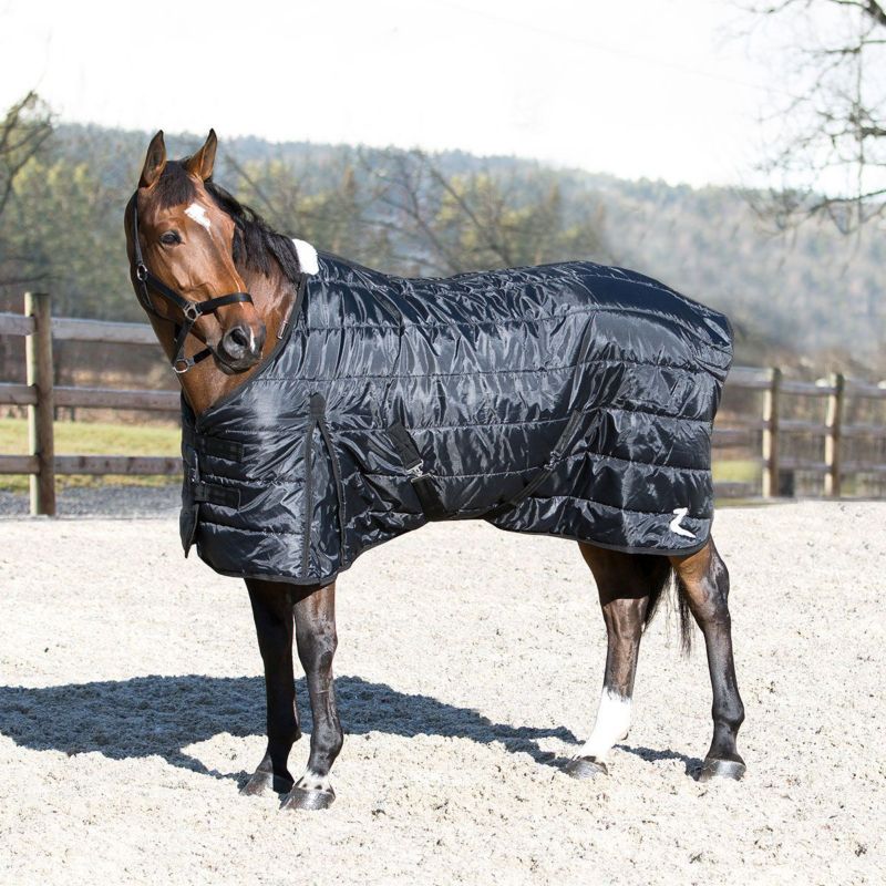 Copricollo HORZE Nevada Per Cavallo, Protezione Aggiuntiva Da Pioggia E Freddo, Taglia M, Nero