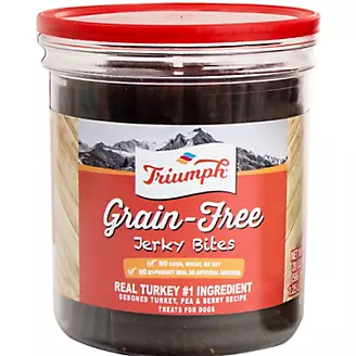 Triumph Grain Free Jerky Bites 20oz Turkey