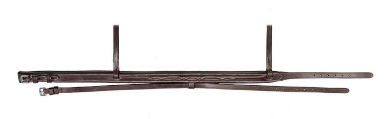 50007-HAVANA-FULL Shires Avignon Fancy Flash Noseband Full Havana sku 50007-HAVANA-FULL