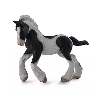 Breyer by CollectA Black White Piebald Gypsy Foal