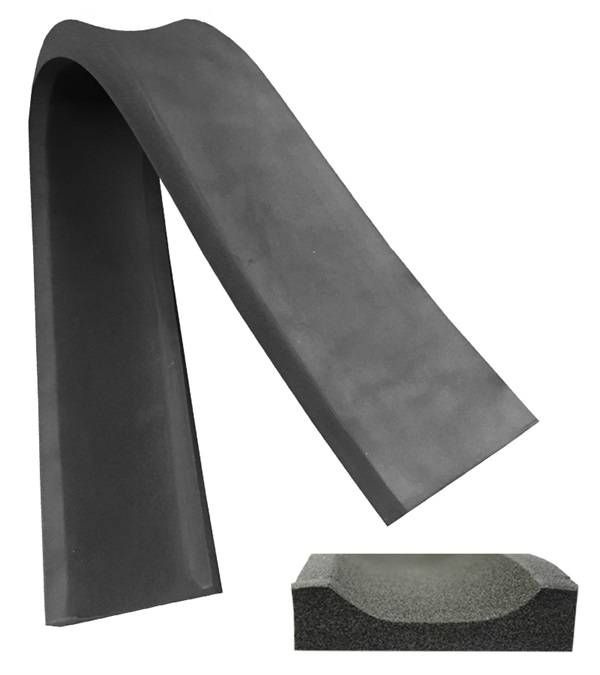 Jacks Hi Impact Girth Channel 40 Long Black WarehouseOutlet