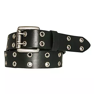 Jack Daniels Leather Belt with Grommets
