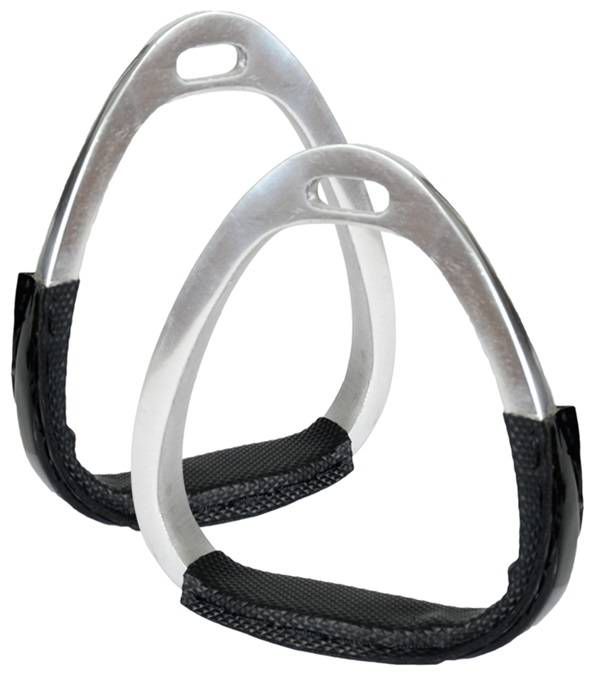 Jacks Race Stirrups - 3-1/2 Sold in Pairs Black