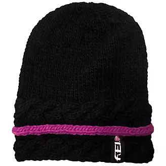 Ariat Ladies FEI Cable Knit Hat One Size Black/FEI